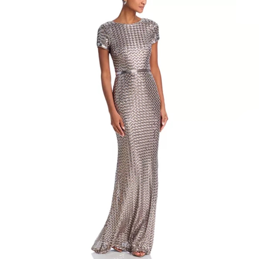 Aqua Silver Maxi Dress